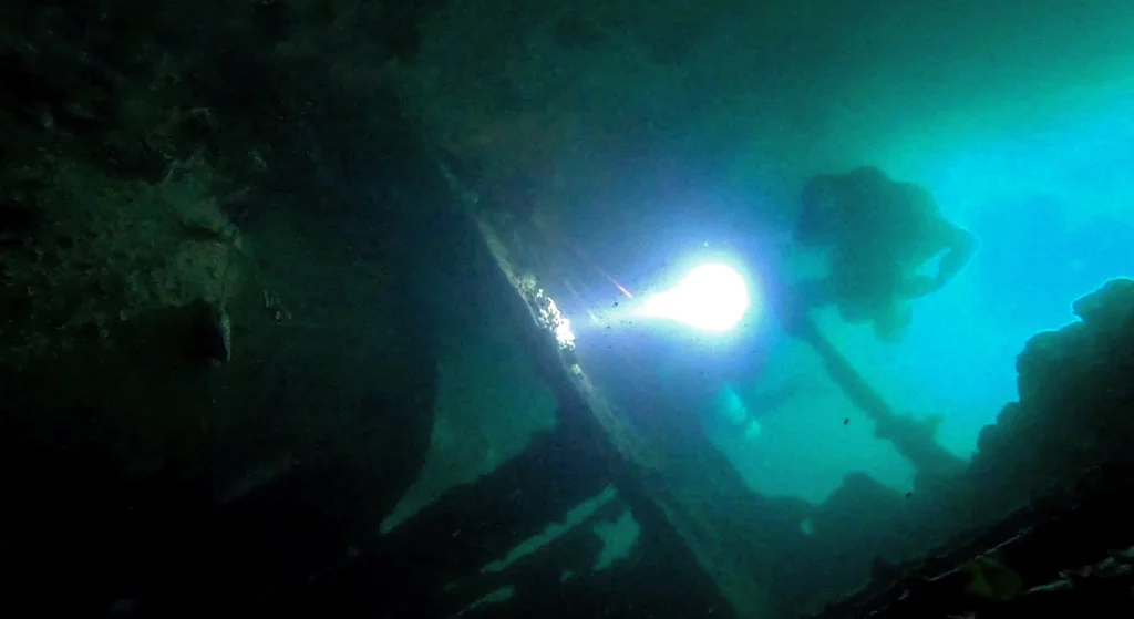 Wreck diving